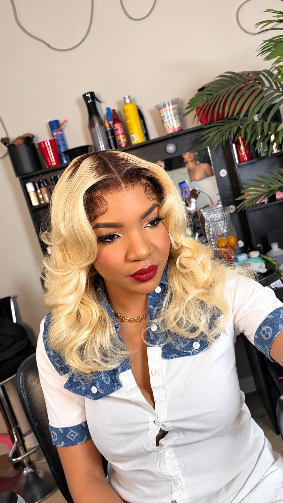 Middle Part Wig by ROODE Makeup Agency